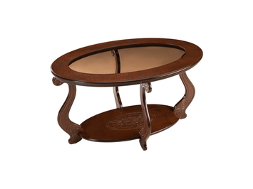 Журнальный стол Ellipse со стеклом