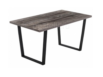 Стол Эльпатия 130 дуб рошелье/черный матовый (Арт. 420993)