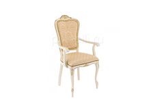 Кресло Руджеро с подлокотниками патина золото/бежевый (Арт.318606)