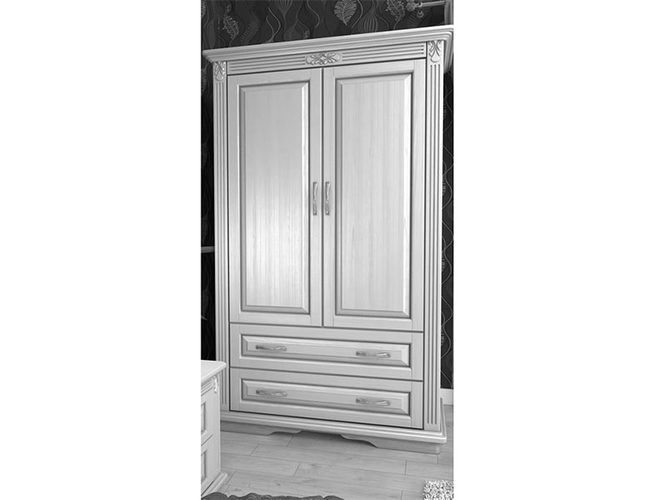 Шкаф из массива 2-х створчатый Палермо  с ящиками