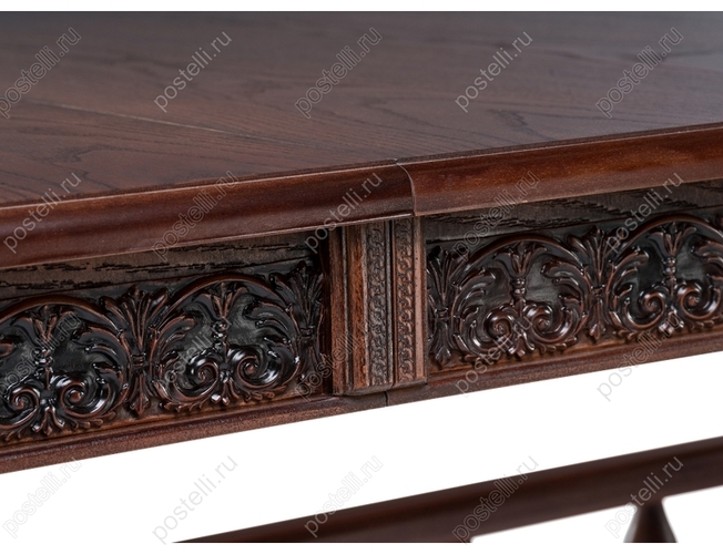 Обеденный стол Кассиль орех с коричневой патиной (Арт. 450829)