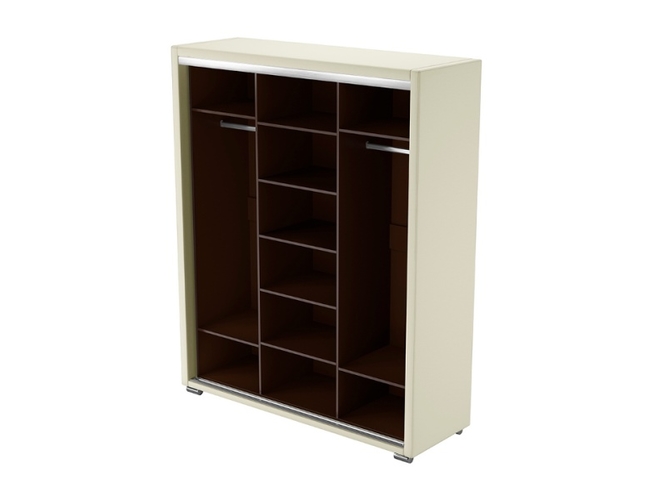 Шкаф 3х дв Orma Soft 2 (1 зеркало)