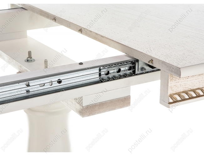 Обеденный стол Кантри 120 молочный (Арт. 406084)