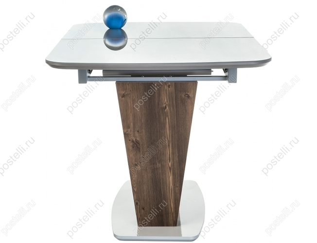 Стол на тумбе Петир орех кантри/серый (Арт 462089)