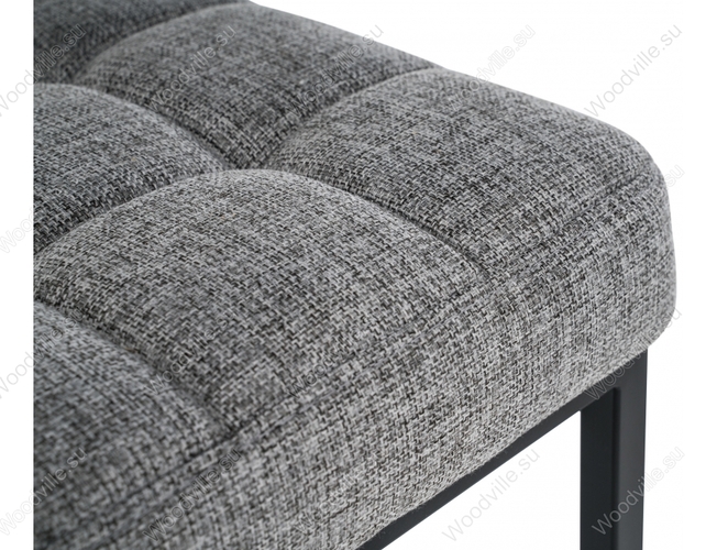Стул Лофт рогожка графит/черный матовый (Арт. 385632) сиденье