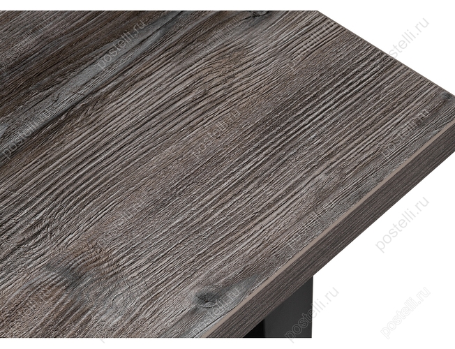 Стол Эльпатия 130 сосна пасадена/черный матовый (Арт. 368660) столешница
