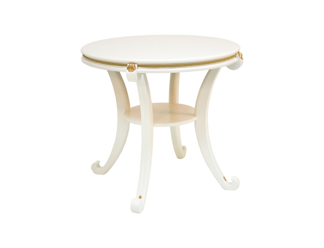 Журнальный стол Melody круглый, Молочный дуб