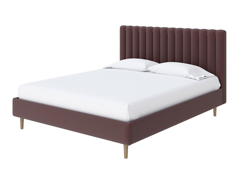 Кровать Madison Lite экокожа коричневый