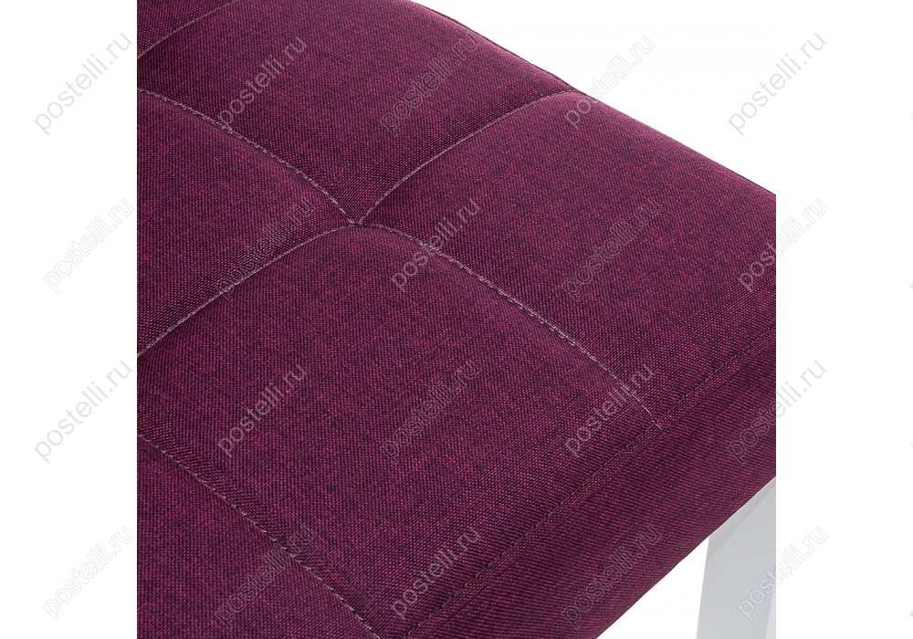 Стул Madina white/fabric purple  (Арт. 11032)