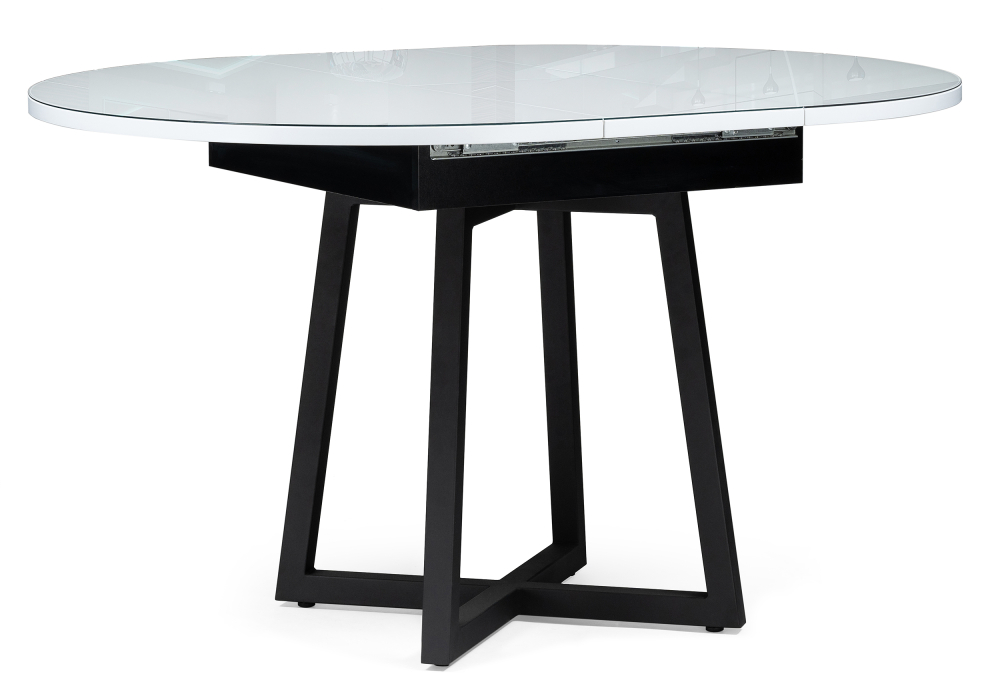 Деревянный стол Регна черный/белый (Арт.504219)